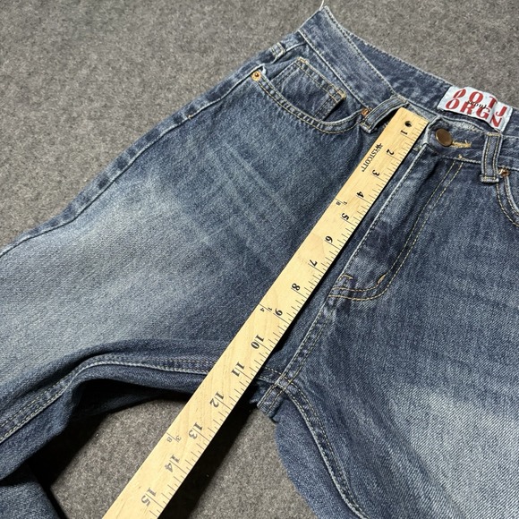 OOTJ ORGN Seoul Womens Medium Wash Flare Jeans Size 26 Y2K Retro Indie - Picture 9 of 11